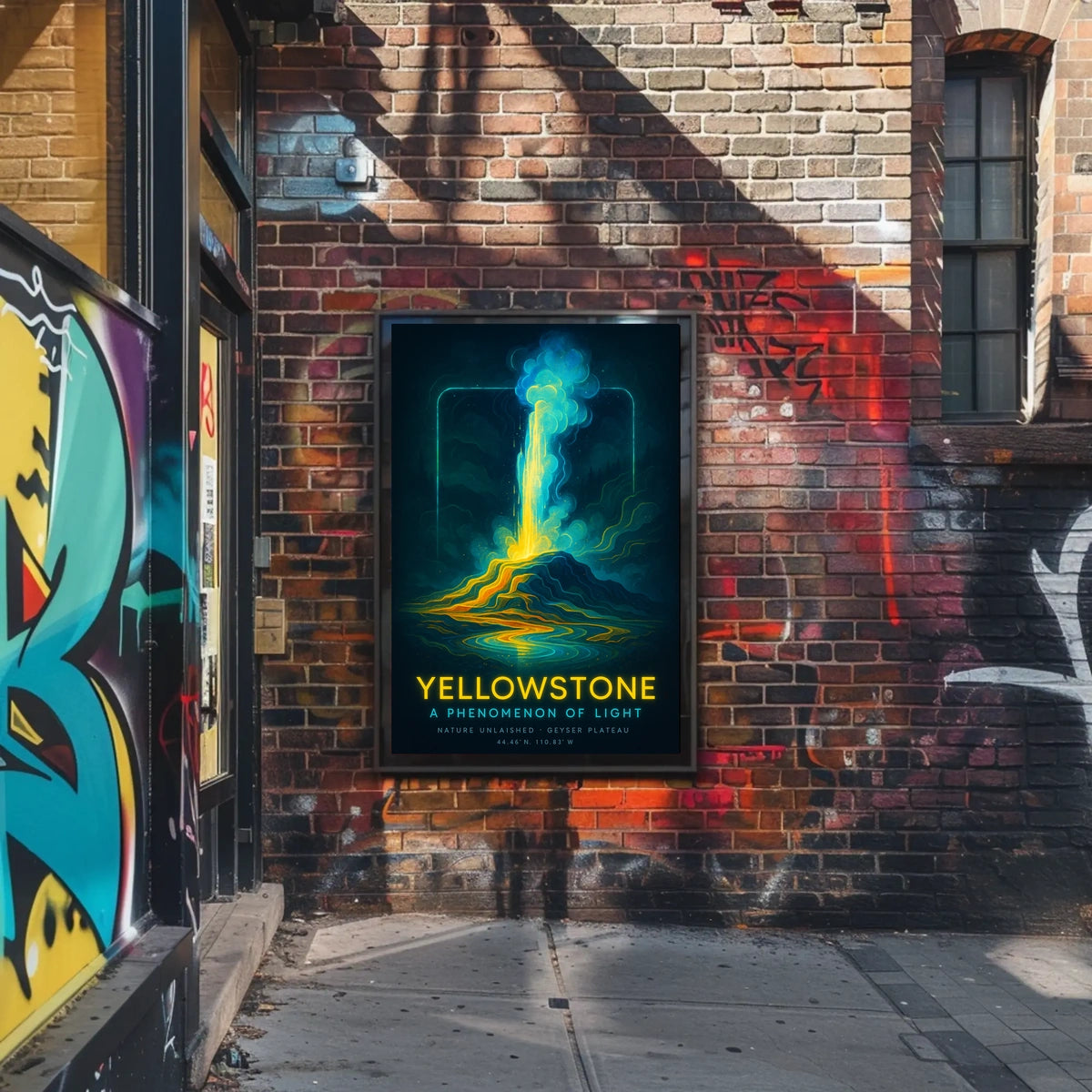 Yellowstone A Phenomenon of Light Poster