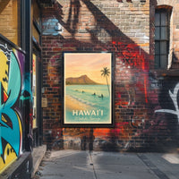 Hawaii Waikiki Sunrise Poster