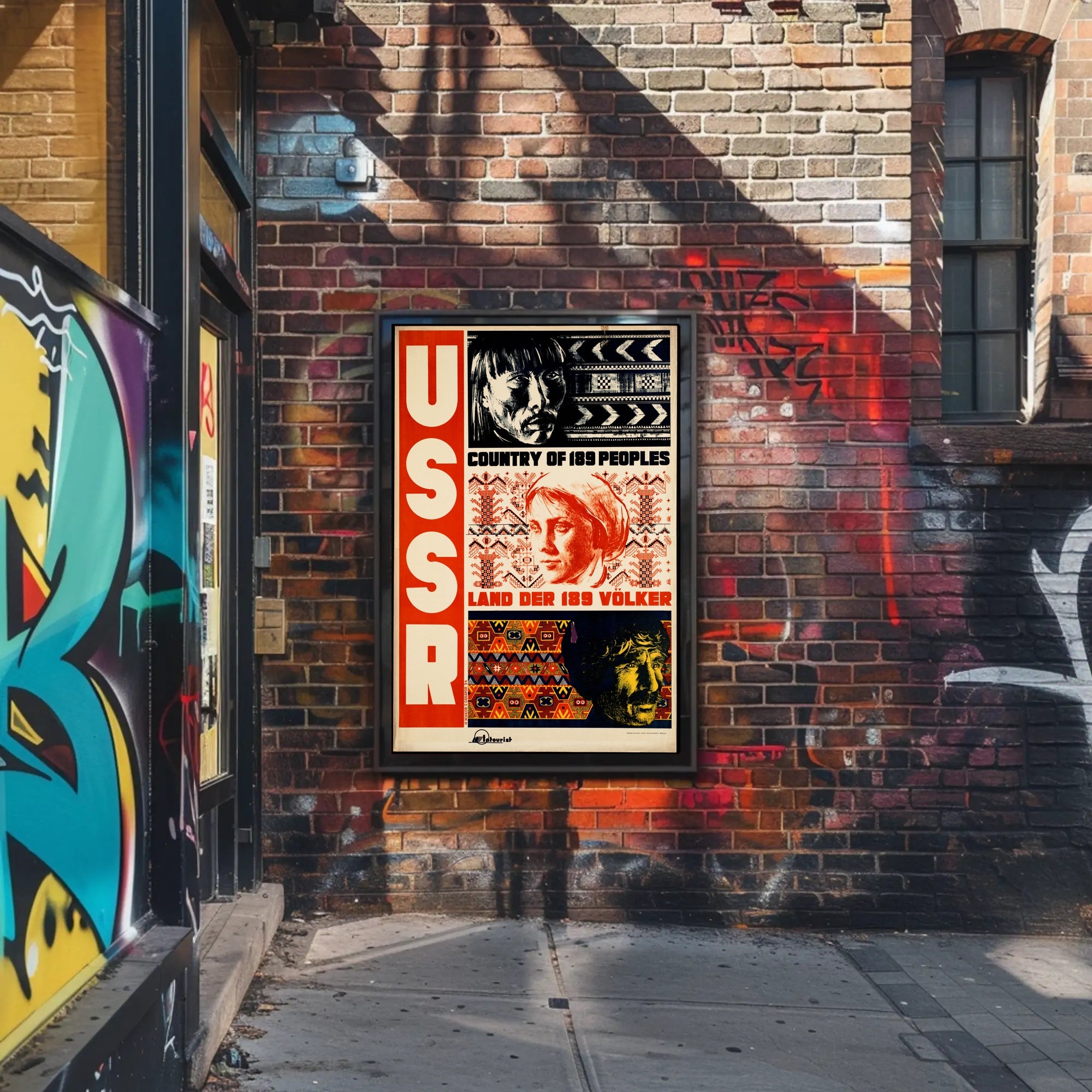 USSR – Country of 189 Peoples Poster PosterGoat