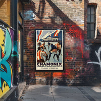 Chamonix Ice Hockey World Championship Poster