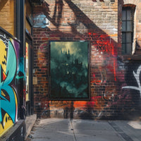 Whimsical Llama Glasses Pencil Art Poster Print PosterGoat