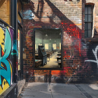 Vintage Classroom Scene Poster