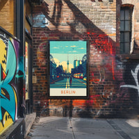Vibrant Berlin Cityscape Poster