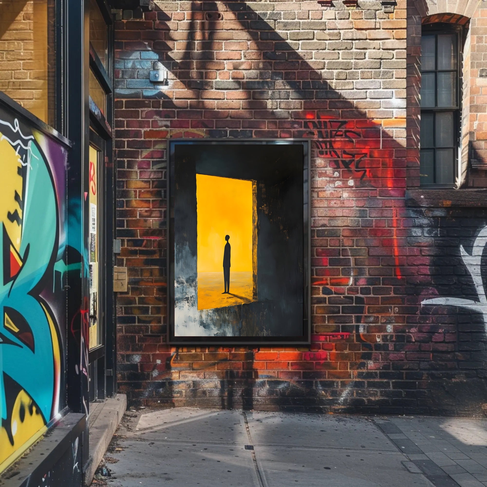 Abstract Silhouette Minimalist Poster Wall Art