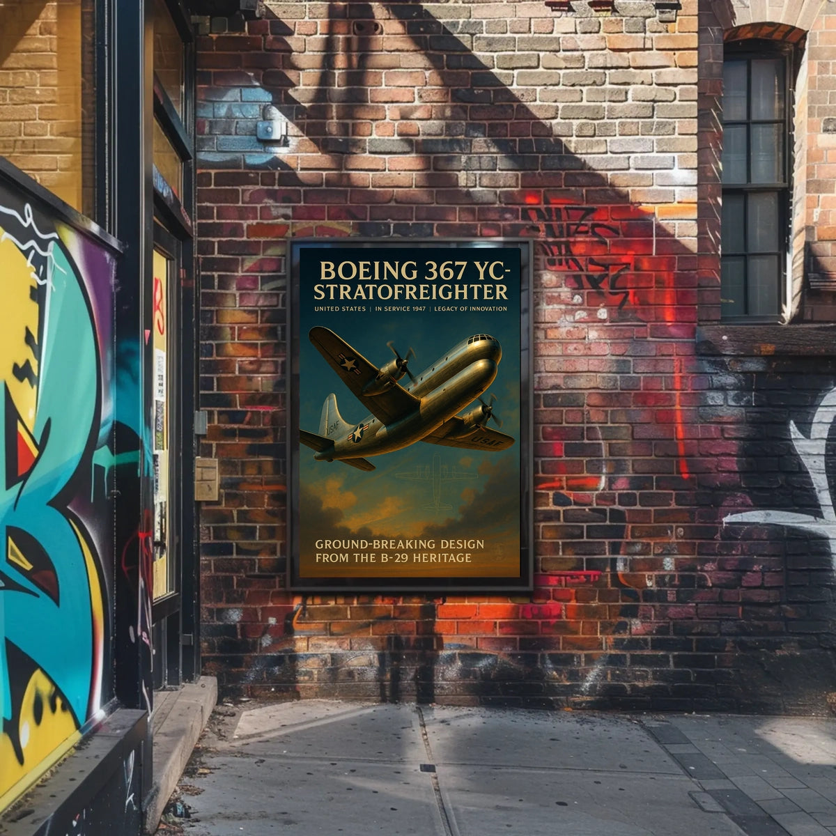 Boeing 367 Yc-Stratofreighter Poster