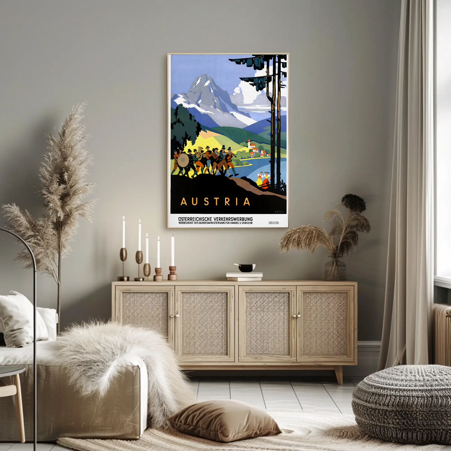 Austria Travel Poster