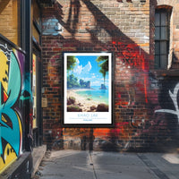 Serene Coastal Escape Poster