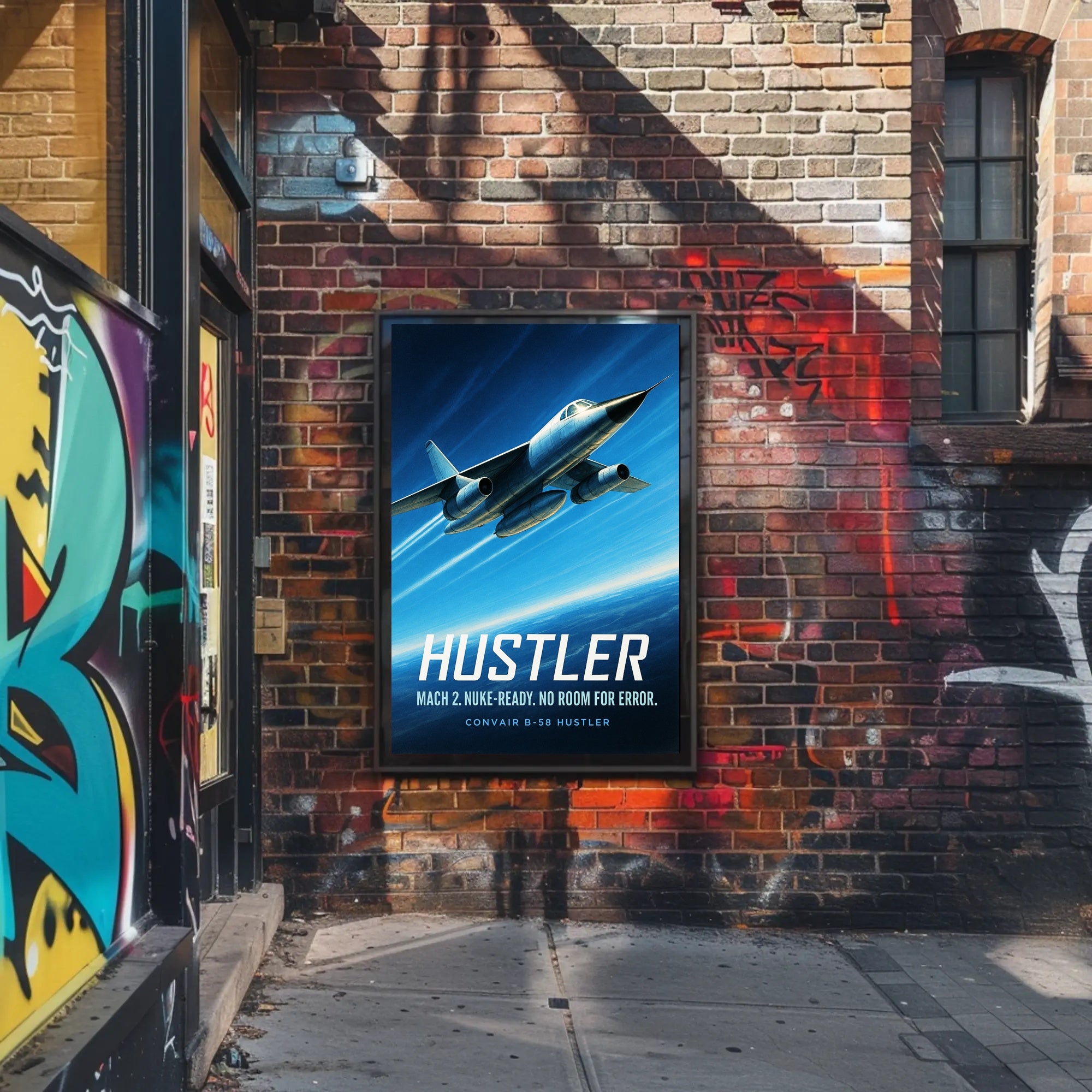 Convair B-58 Hustler Mach 2 Nuke-Ready Poster PosterGoat