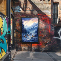 Winter Wonderland Village Poster