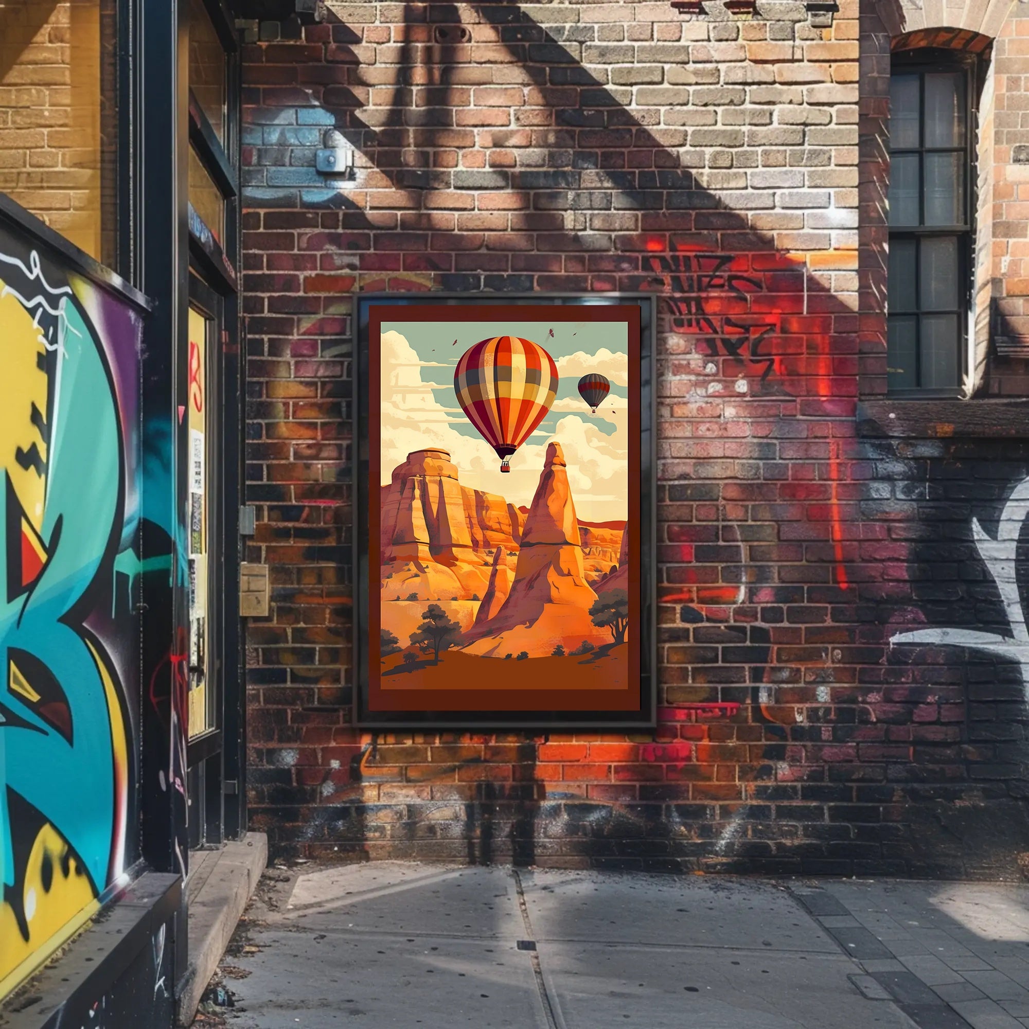 Scenic Balloon Journey Poster