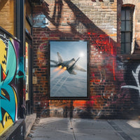 Lockheed Martin F-22 Raptor Military Jet Fighter Poster