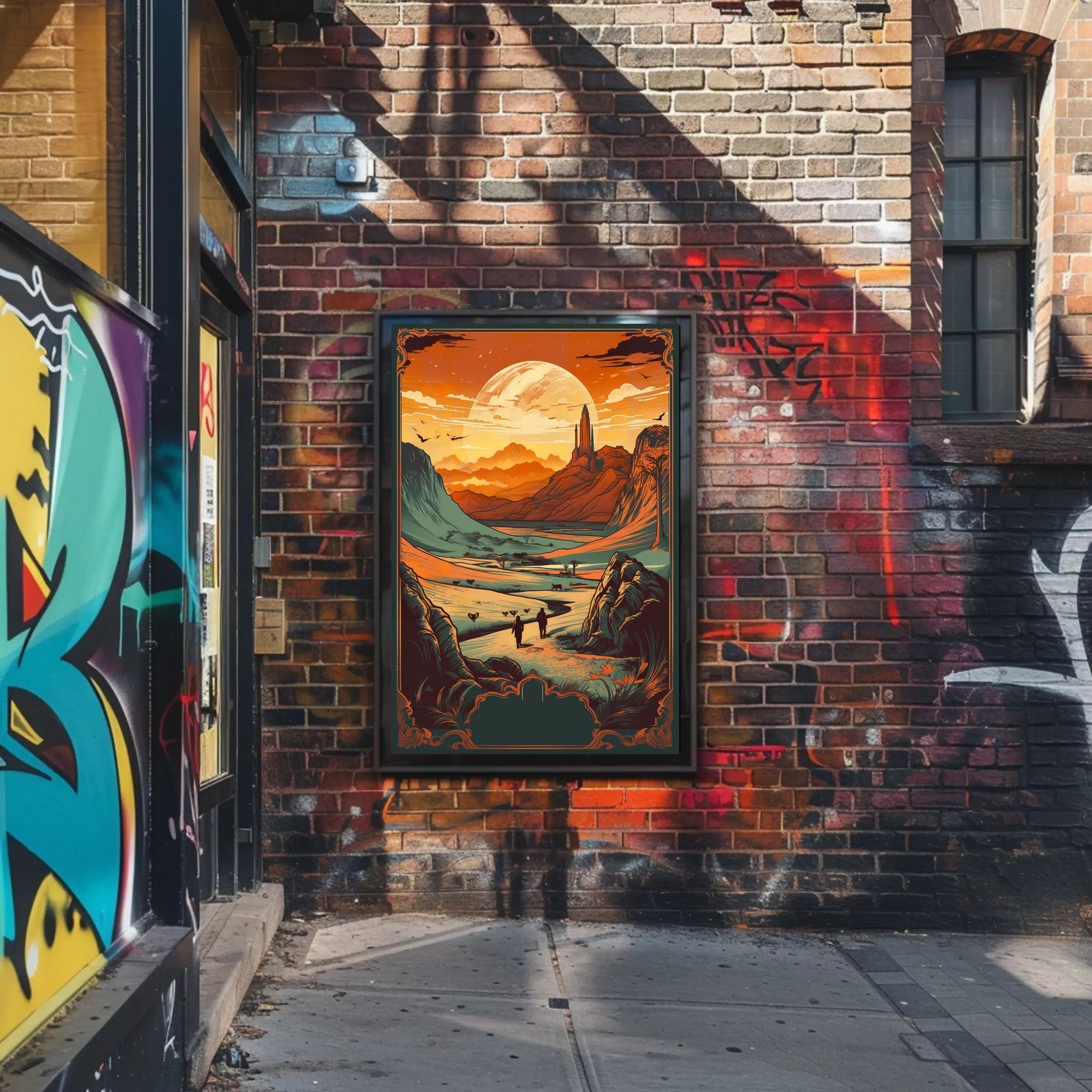 Journey Through a Dreamscape Poster