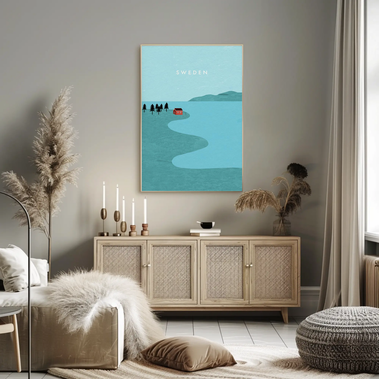 Sweden: Serene Landscape Poster