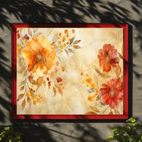 Autumn Floral Elegance Poster
