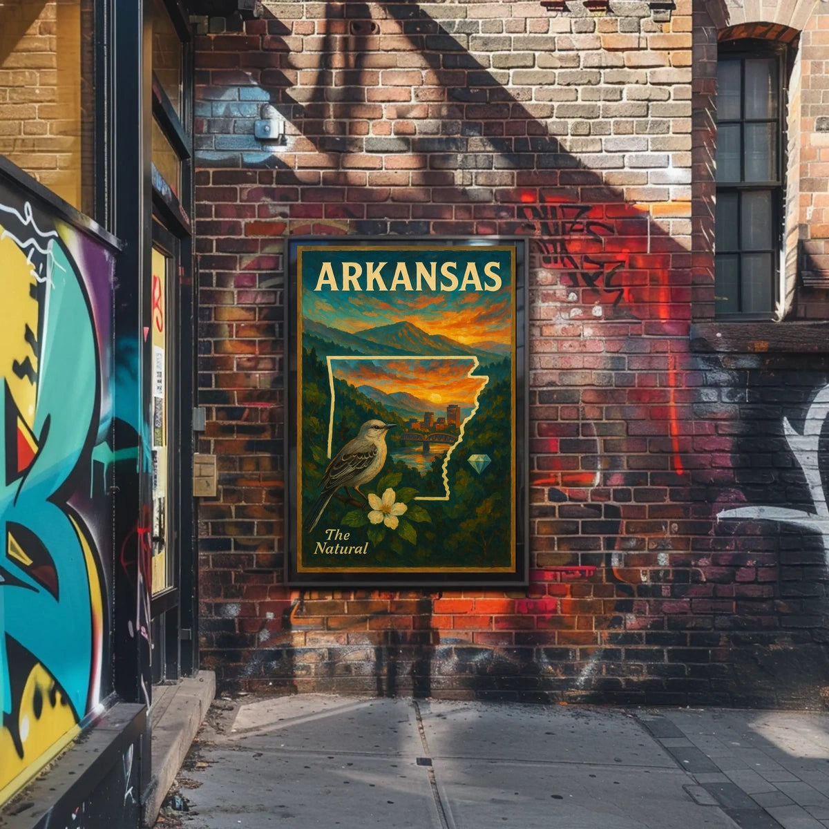 Arkansas The Natural State Poster