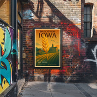 Discover Iowa Poster