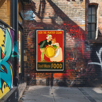 Don't Waste Food WWII Propaganda Poster PosterGoat