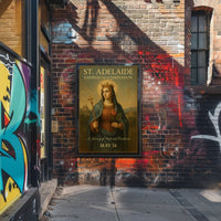 St. Adelaide Empress of Compassion Poster PosterGoat