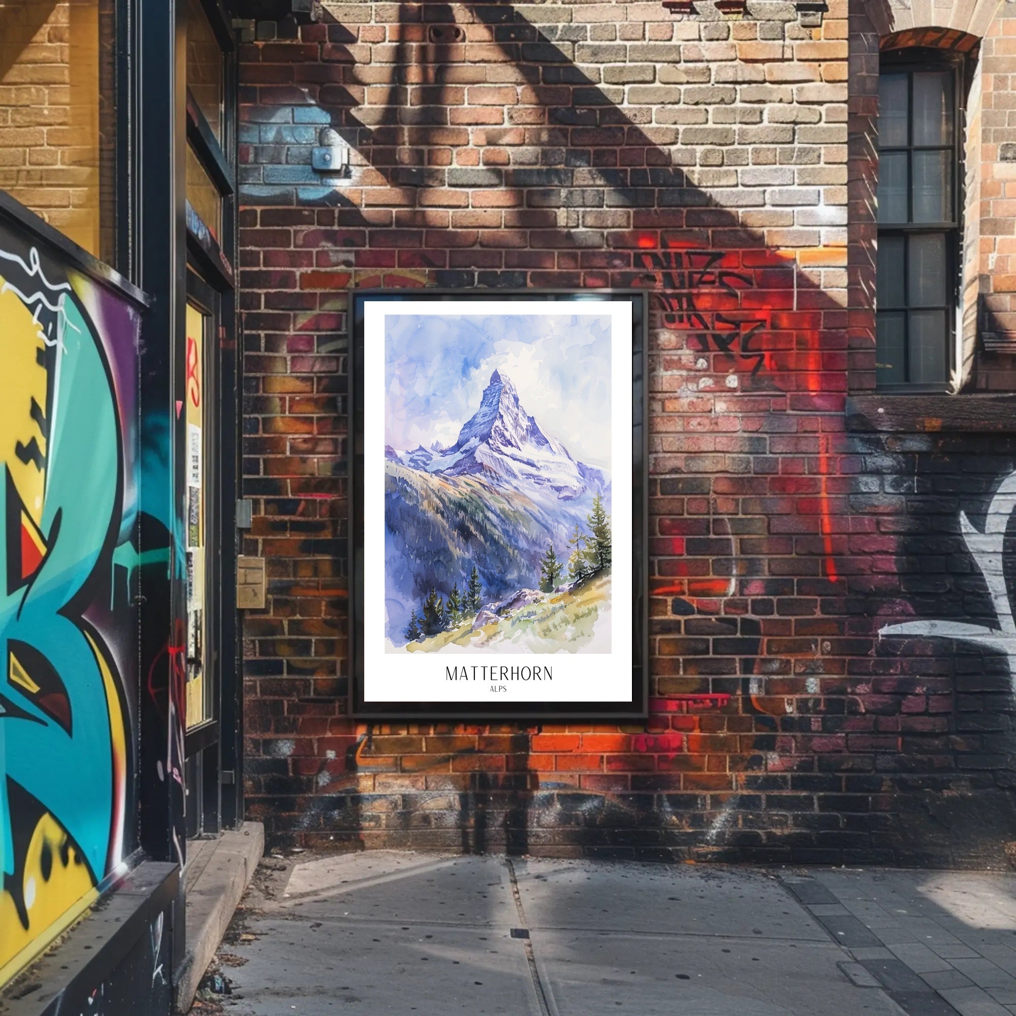 Majestic Matterhorn Poster PosterGoat