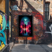 Neon Noir Cityscape Poster