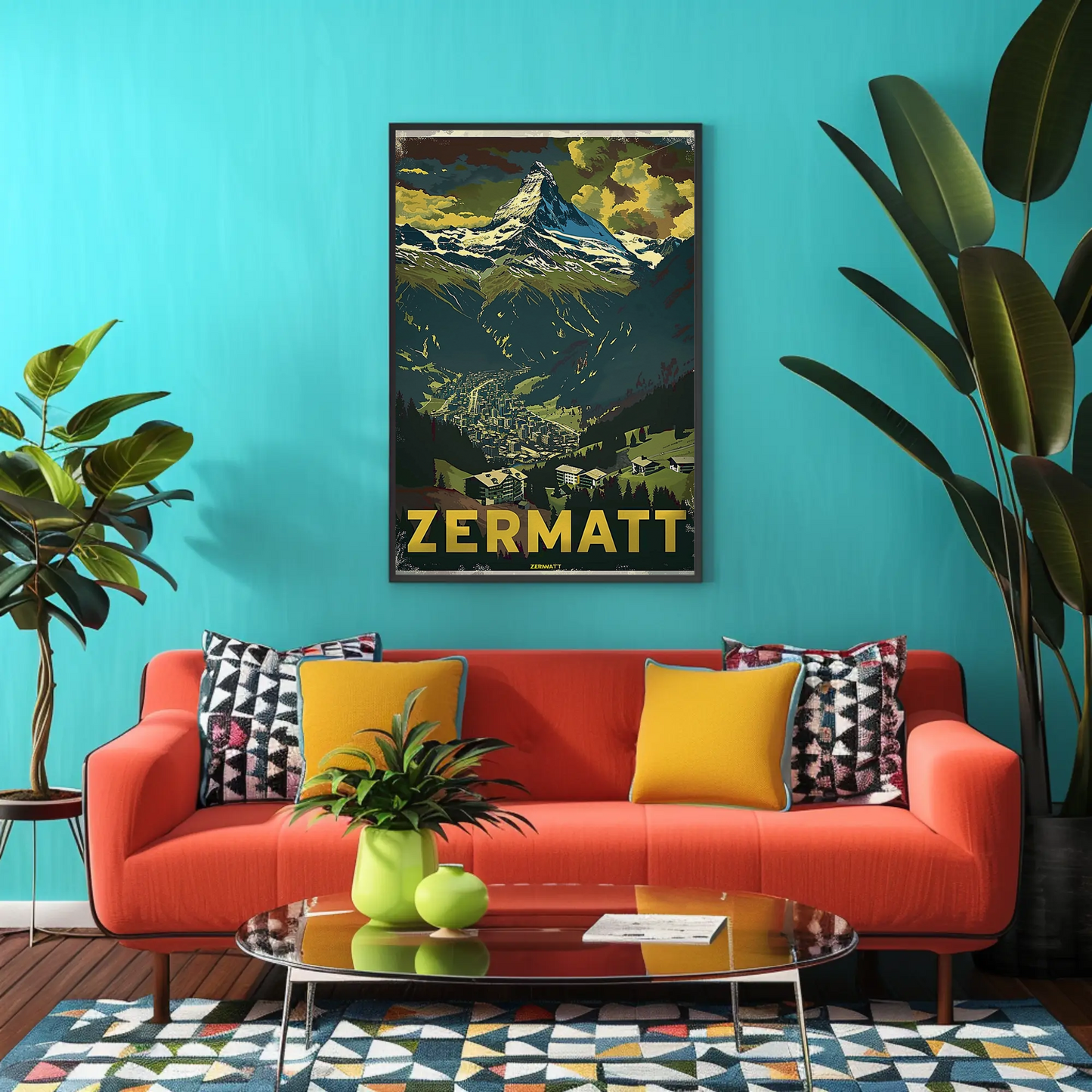Zermatt Vintage Poster