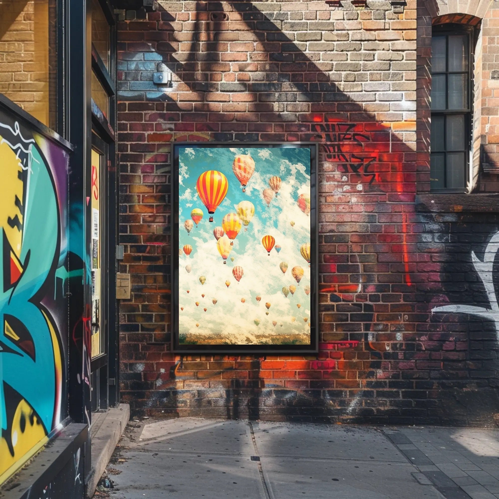 Vibrant Balloon Festival Poster