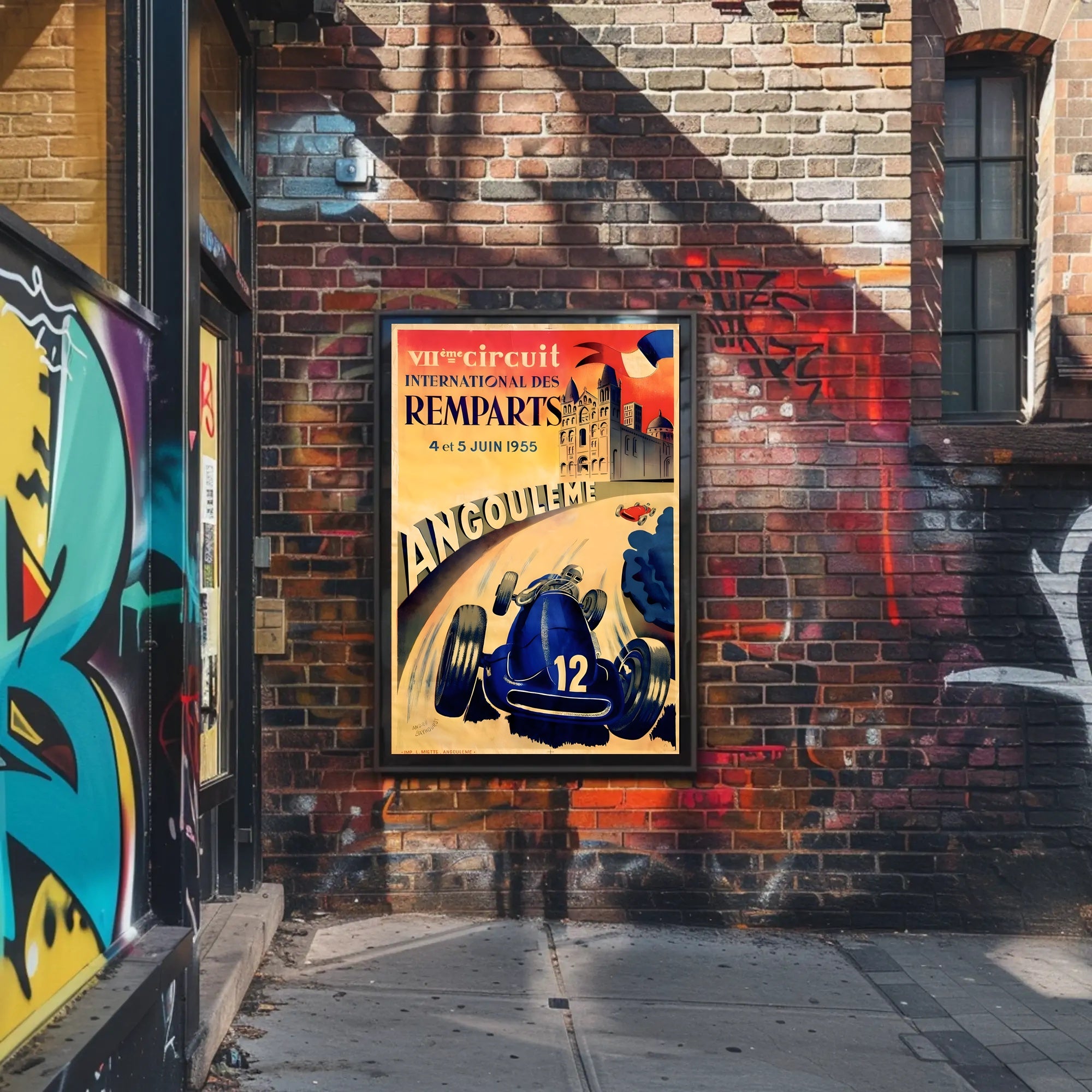 Circuit des Remparts 1955 Poster