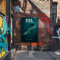 Eel Beneath the Waves Poster PosterGoat