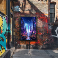Futuristic Cityscape Poster