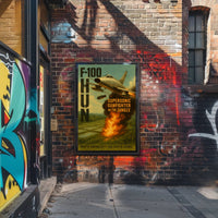 F-100 Super Sabre Jet Poster