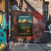 Colorado Springs Gateway to the Rockies Poster