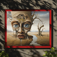 Tree-Face Surreal Landscape Fantasy or Mythology Poster