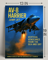AV-8 Harrier Jump Jet Poster