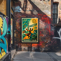 Wander In Color Pakistan's Cultural Expression Poster PosterGoat