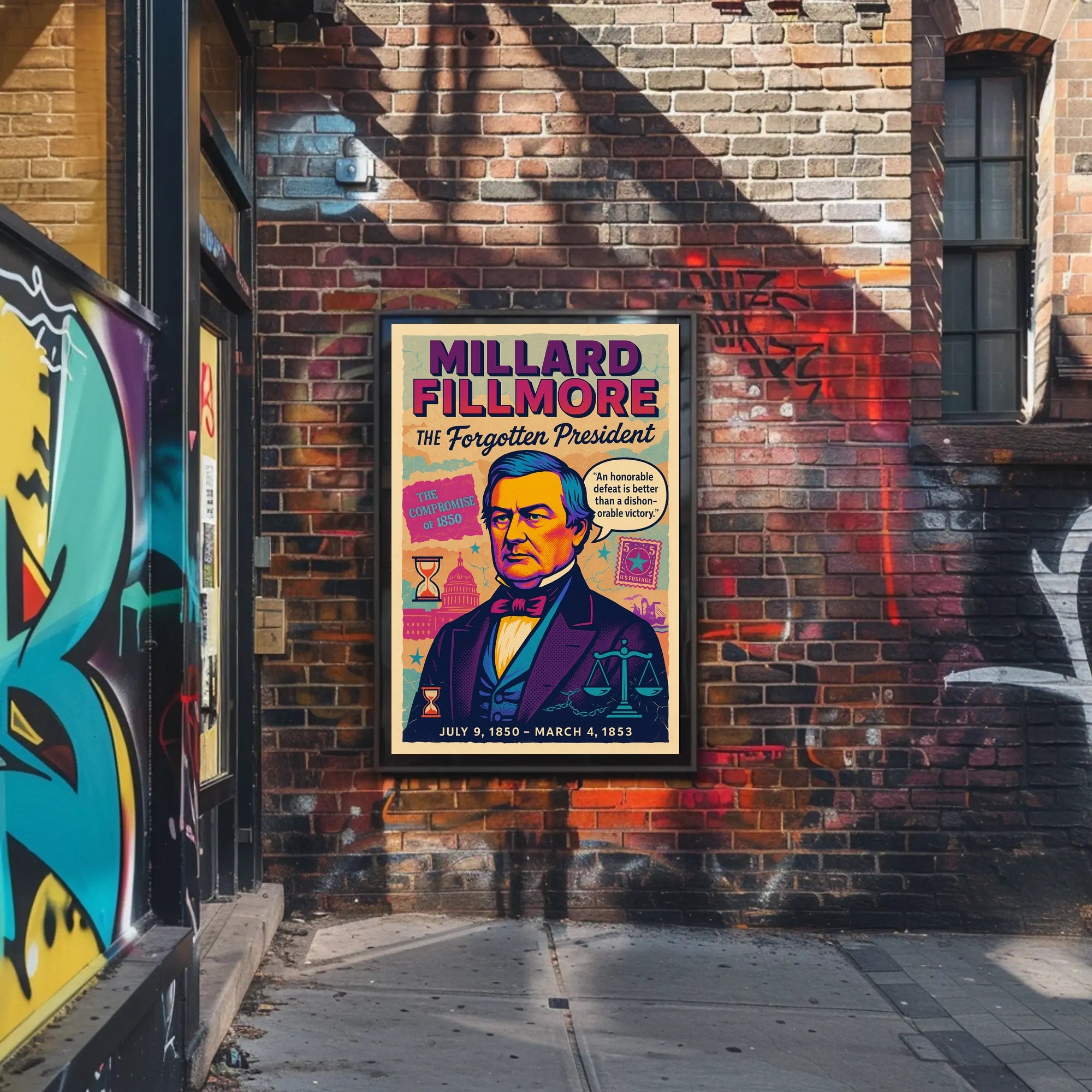 Millard Fillmore The Forgotten President Poster PosterGoat