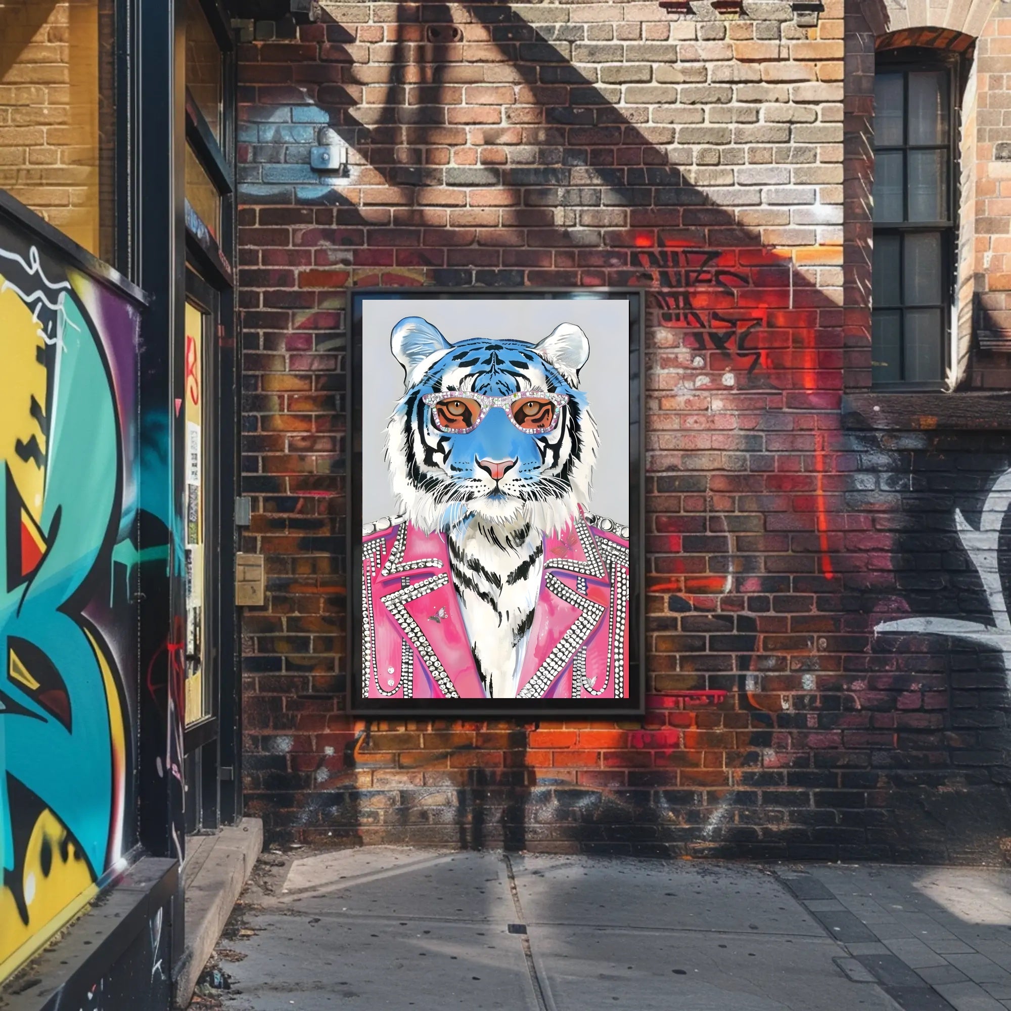 The Stylish Tiger Poster