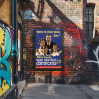 War Savings Certificates Promotion Poster PosterGoat