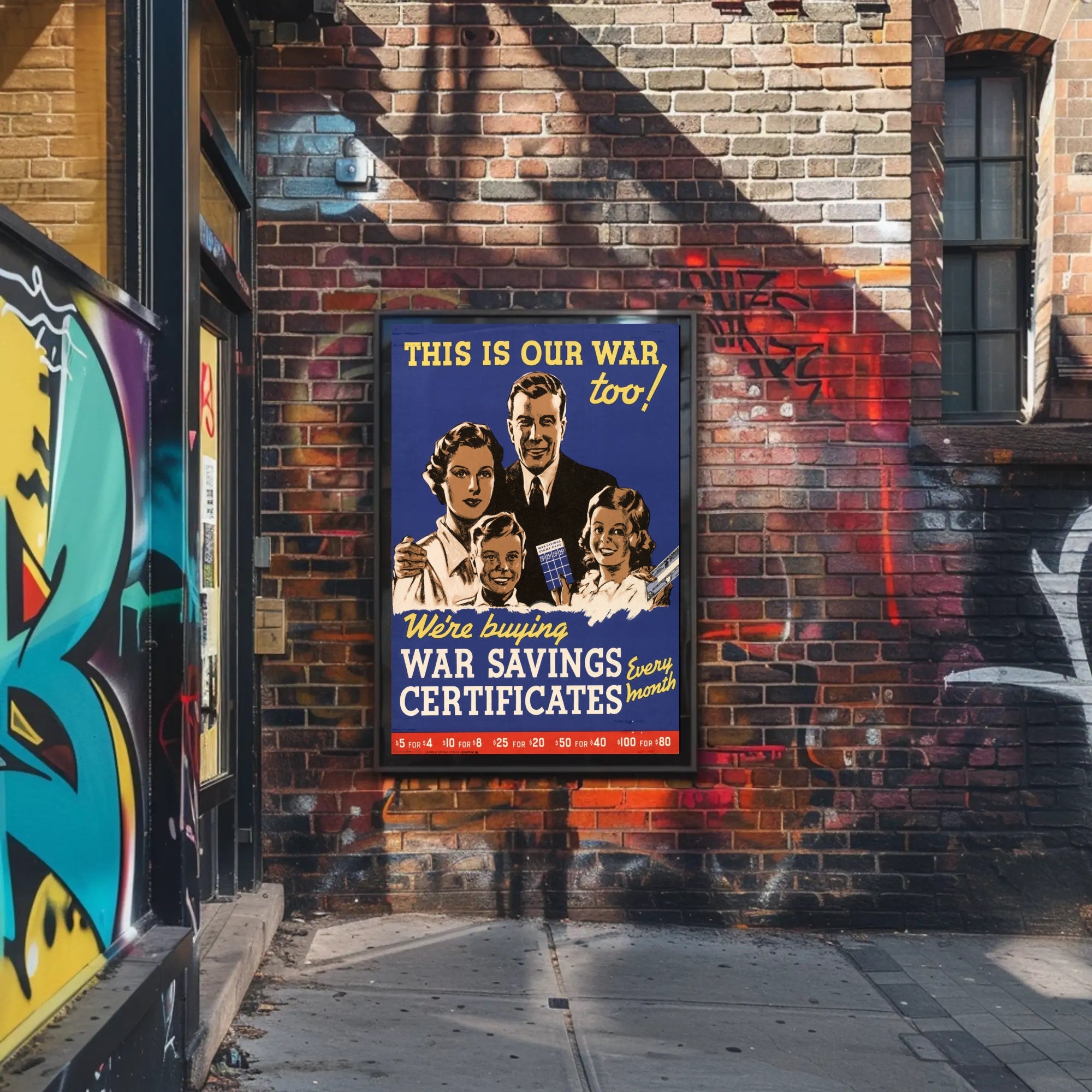 War Savings Certificates Promotion Poster PosterGoat