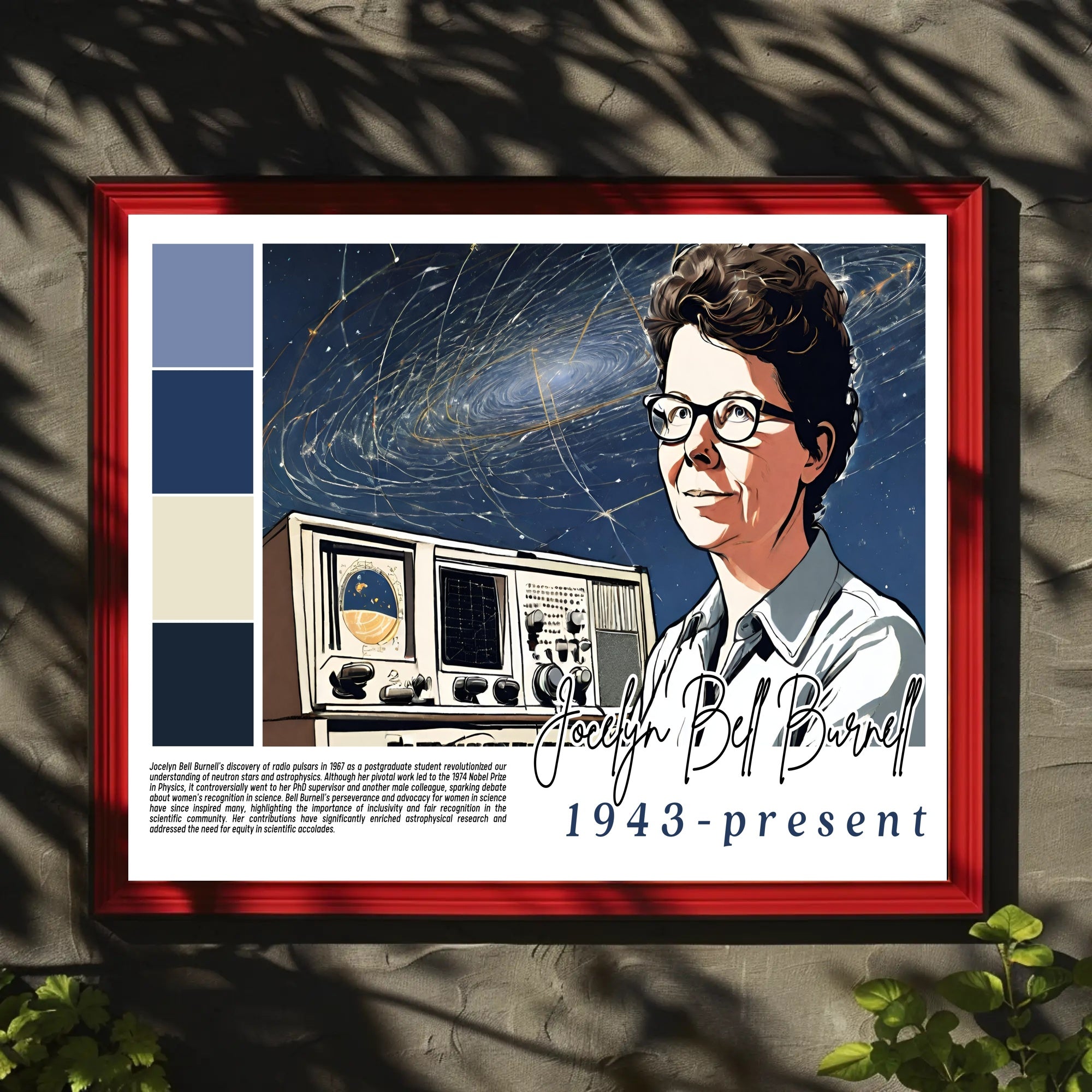 Jocelyn Bell Burnell: A Legacy in Astrophysics Poster