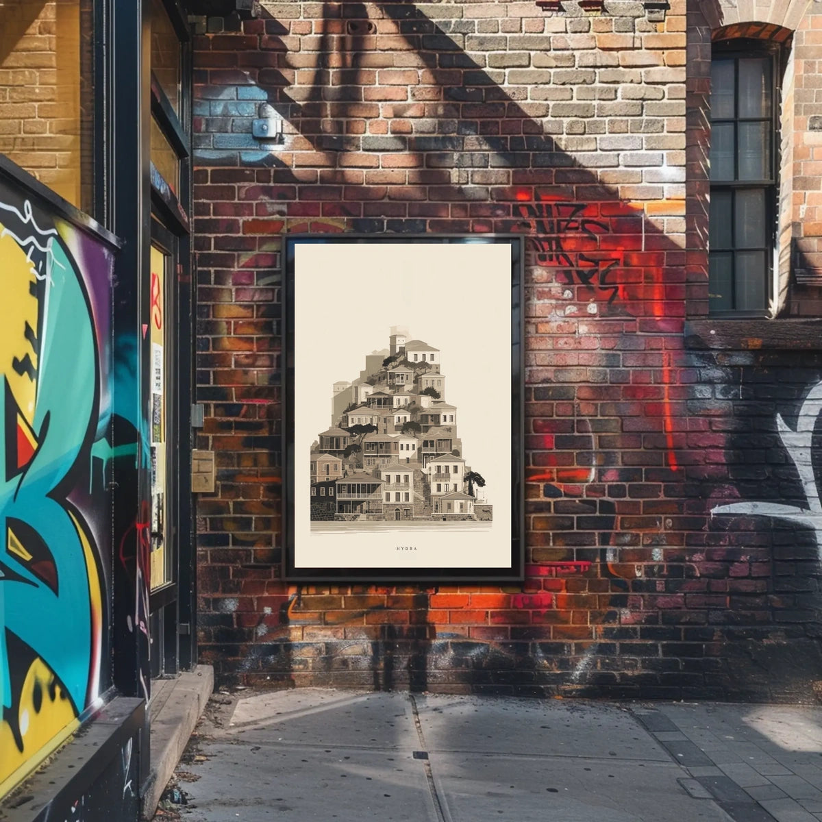 Hydra Architectural Serenity Poster