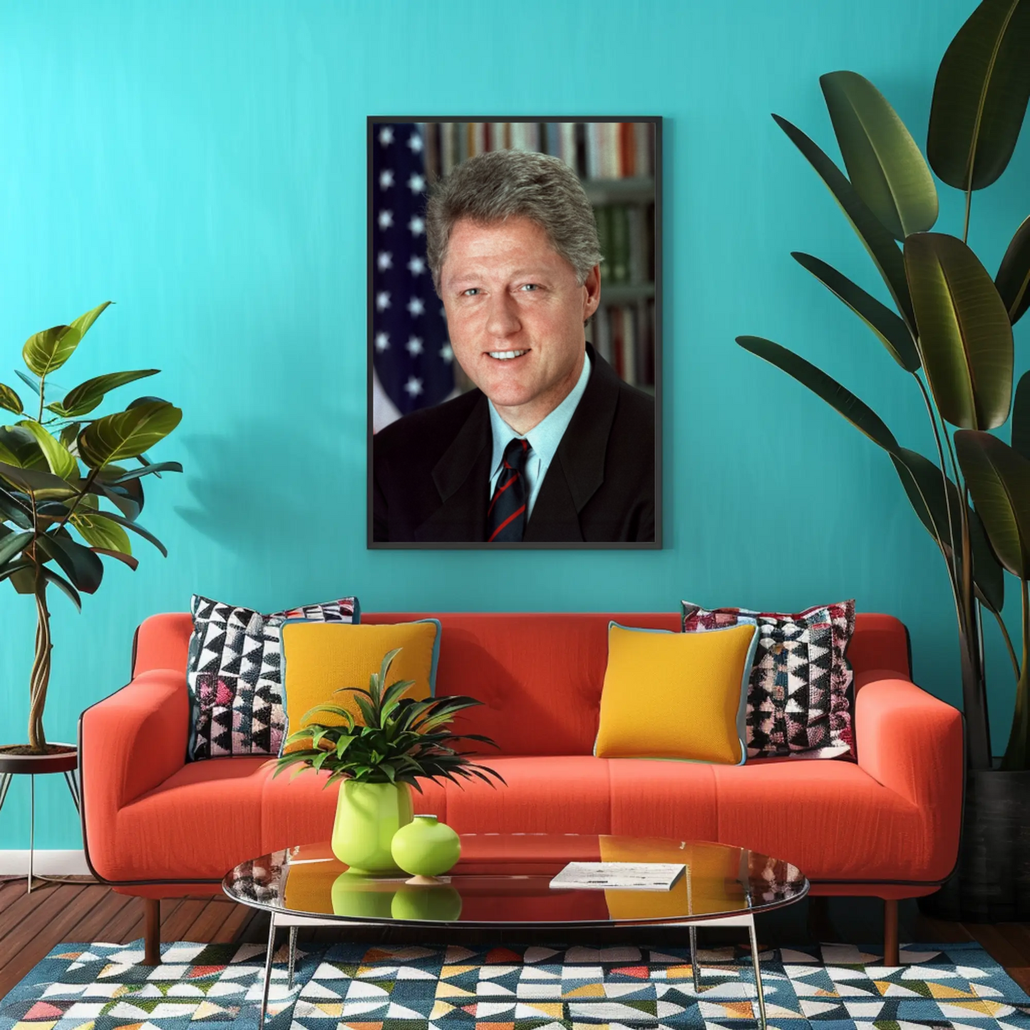 William Clinton 42nd President Of The United States Photo