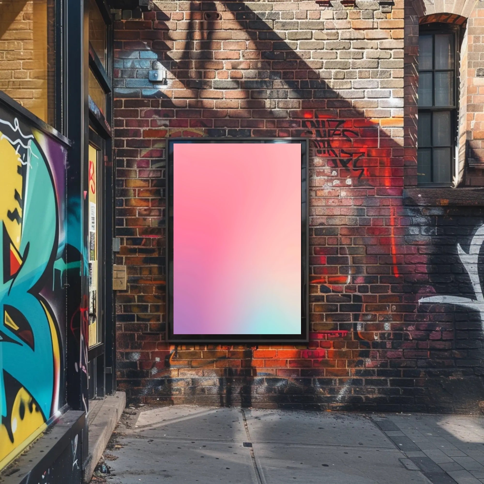 Vibrant Gradient Art Poster