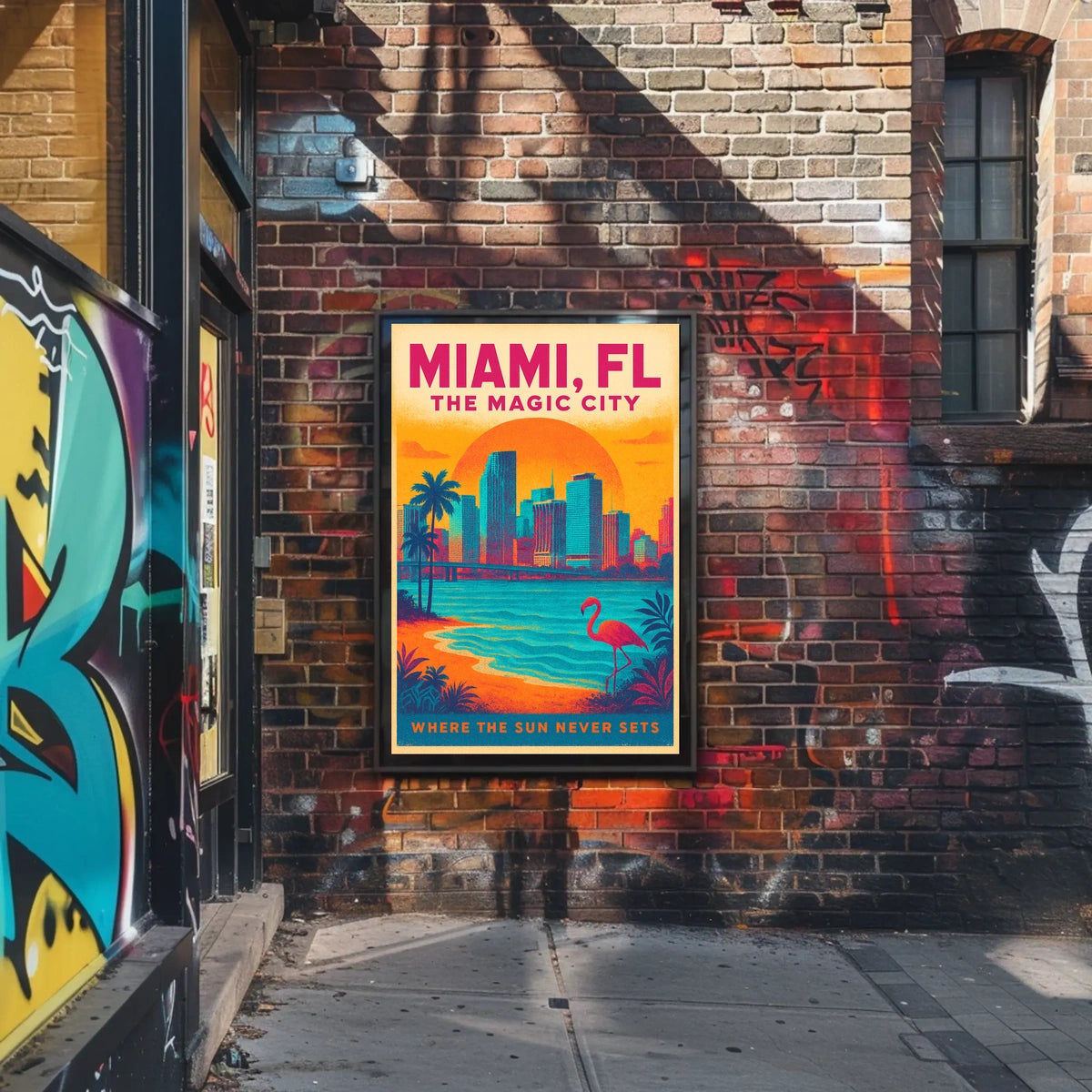 Miami, FL The Magic City Poster