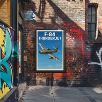F-84 Thunderjet Poster PosterGoat