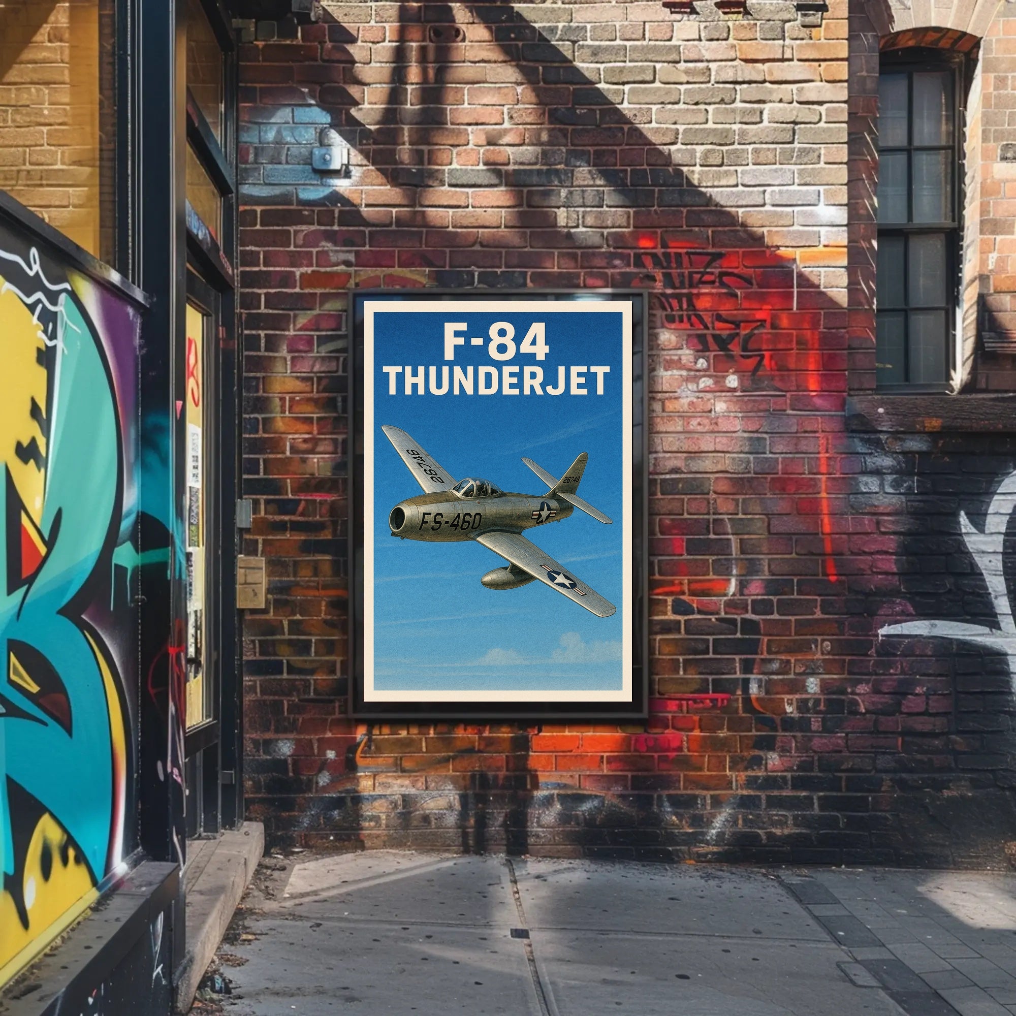 F-84 Thunderjet Poster PosterGoat