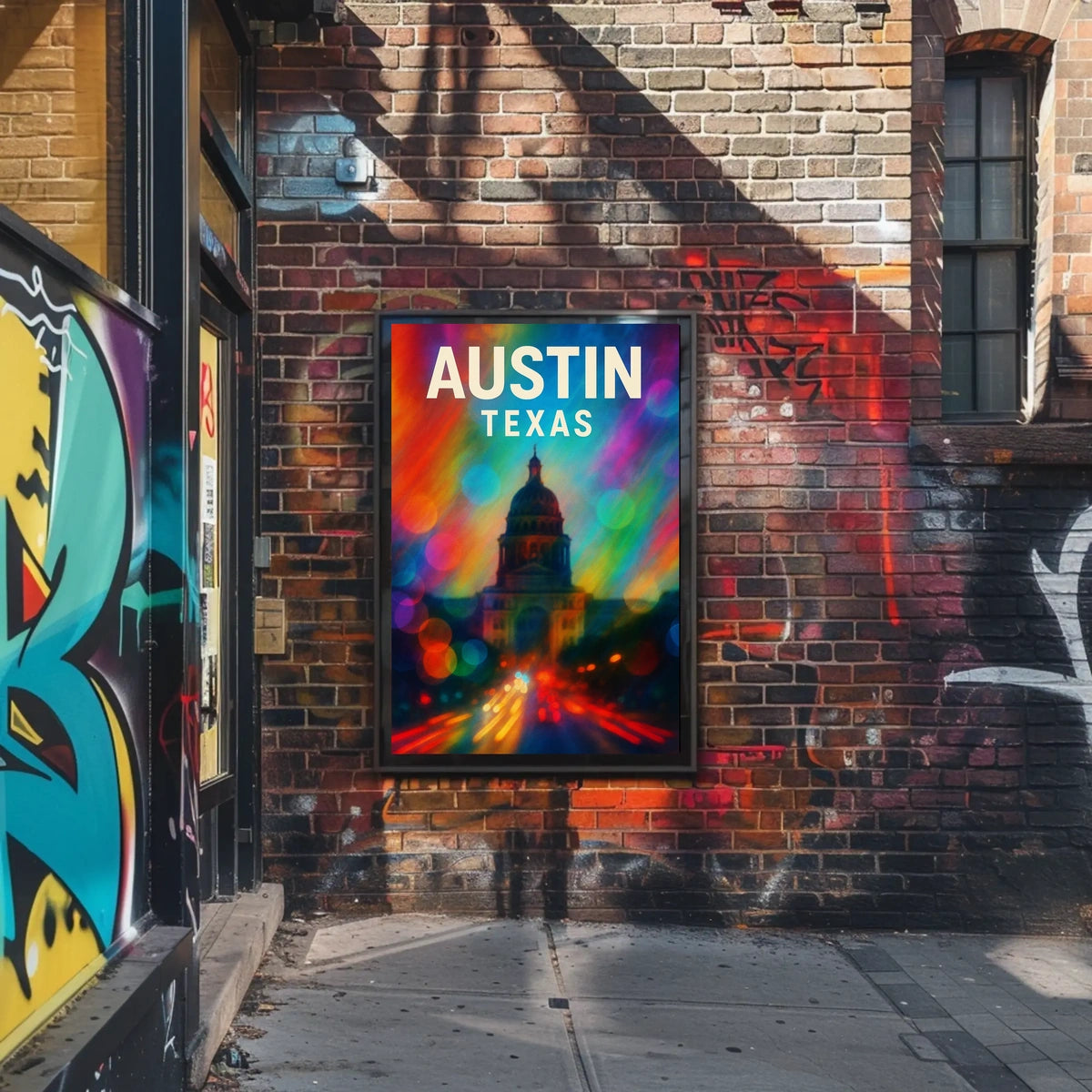 Austin, Texas Vibrant Cityscape Poster