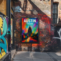 Austin, Texas Vibrant Cityscape Poster