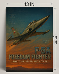 F-5A Freedom Fighter Poster PosterGoat