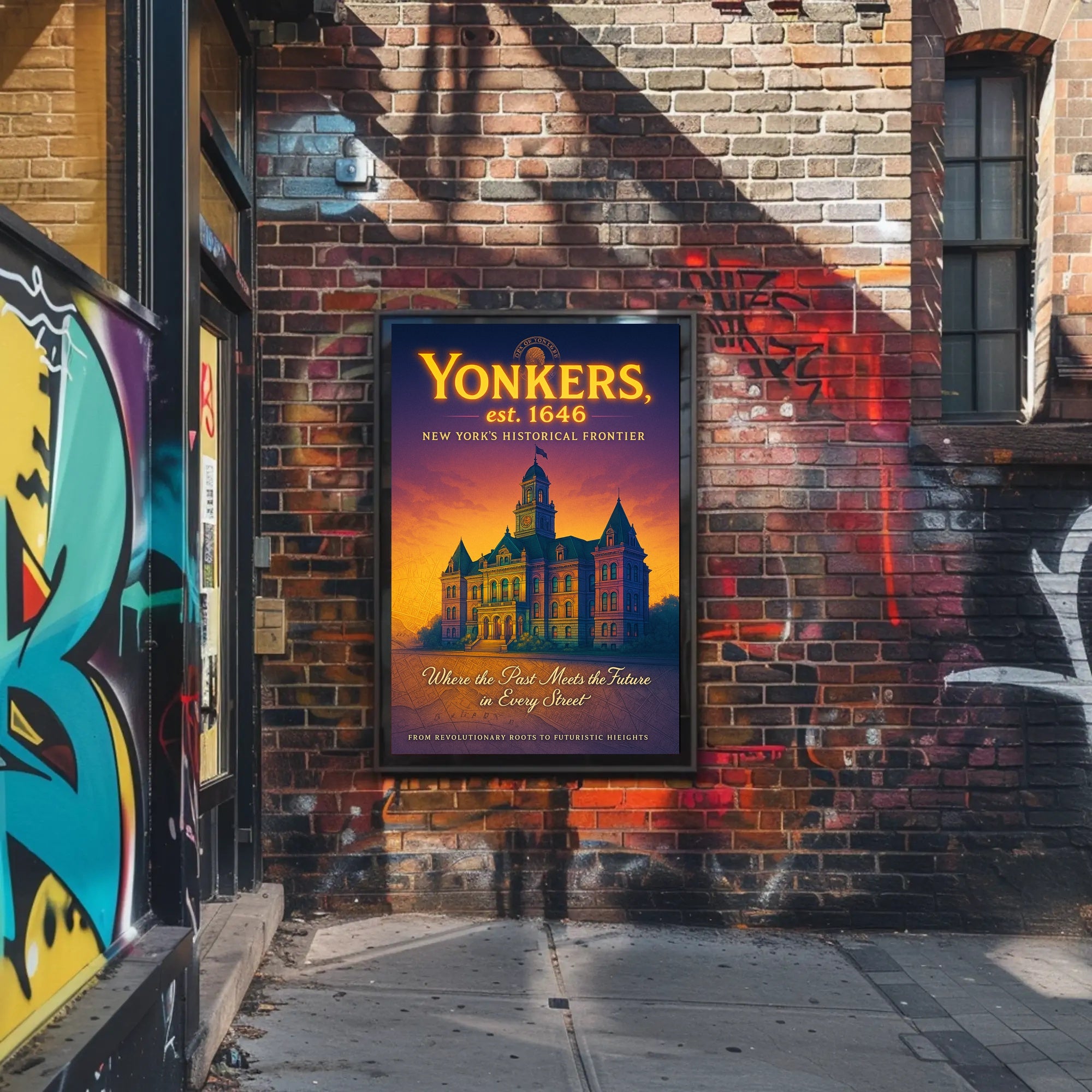 Yonkers New Yorks Historical Frontier Poster PosterGoat