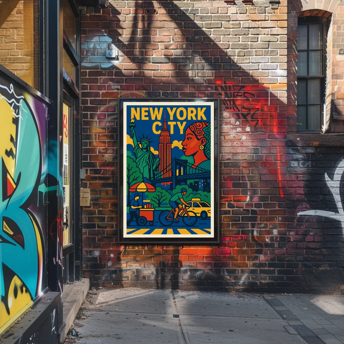 Vibrant New York City Poster